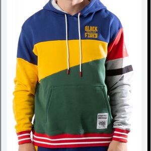 Puma x Black Fives Mens Multicolor Hoopmen History Basketball Hoodie Size M